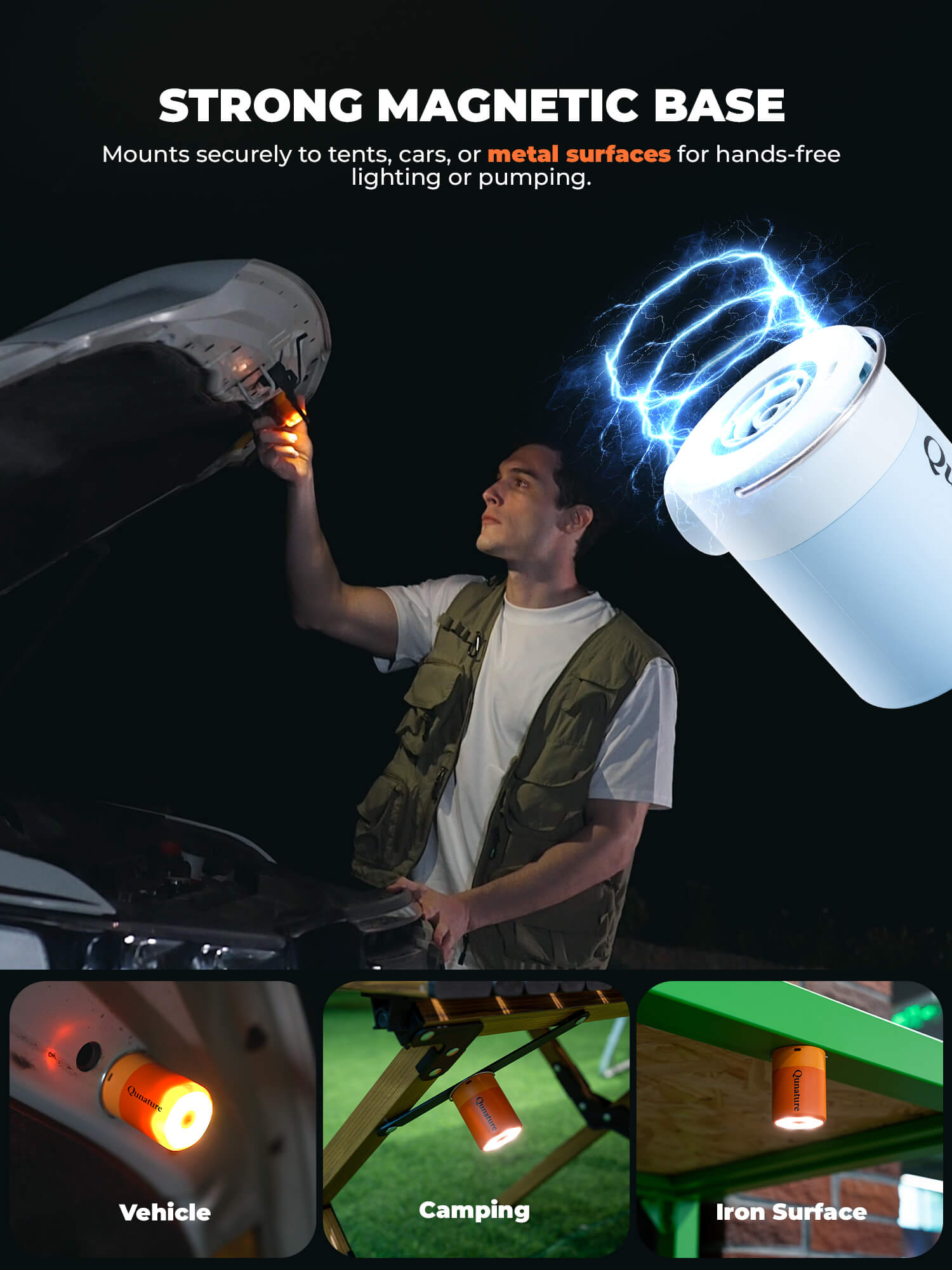 Qunature Rapid-Fill Mini Electric Pump, High-Pressure Cordless Air Inflator for Portable Use.
#color_sky blue