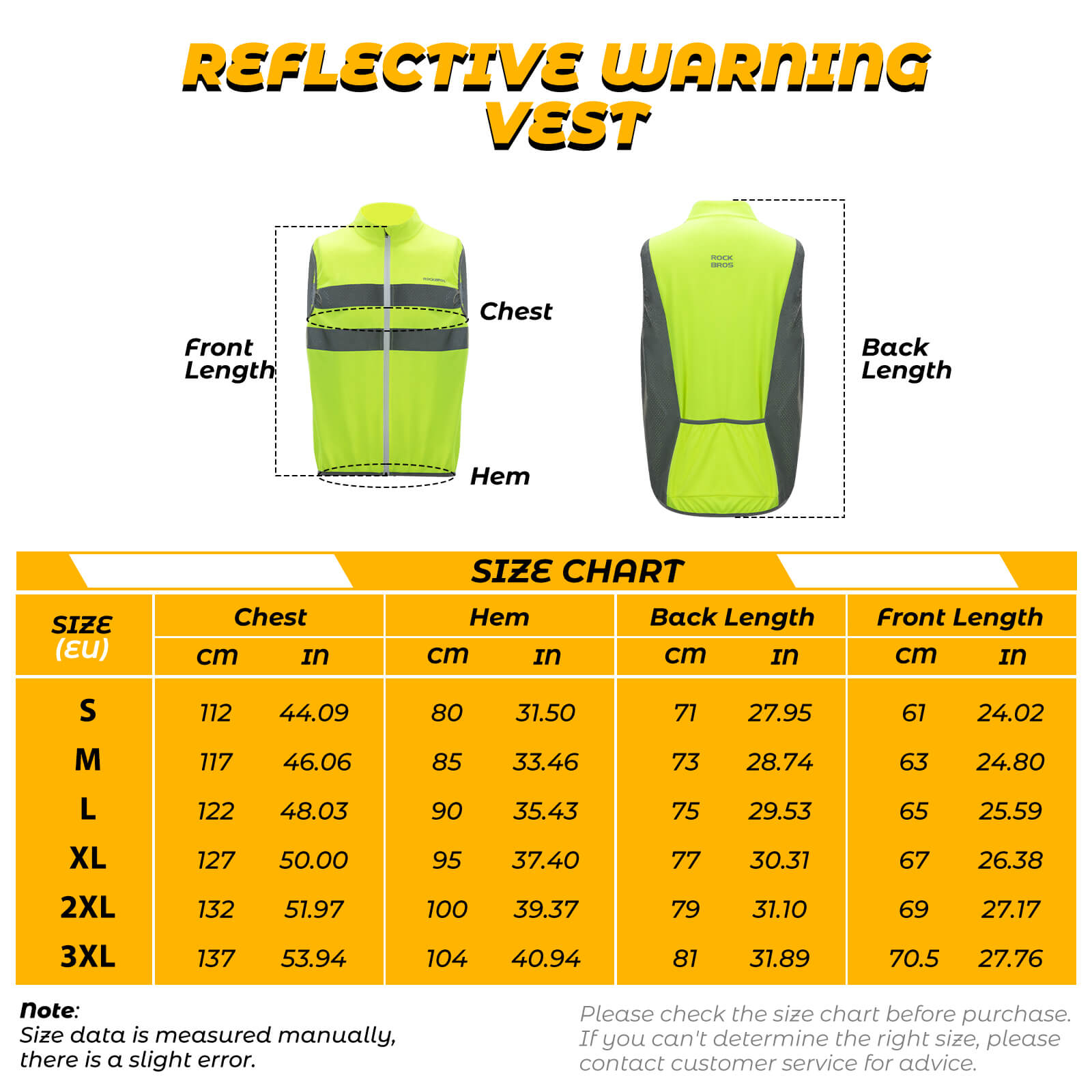 rockbros breathable cycling running vest for visibility.