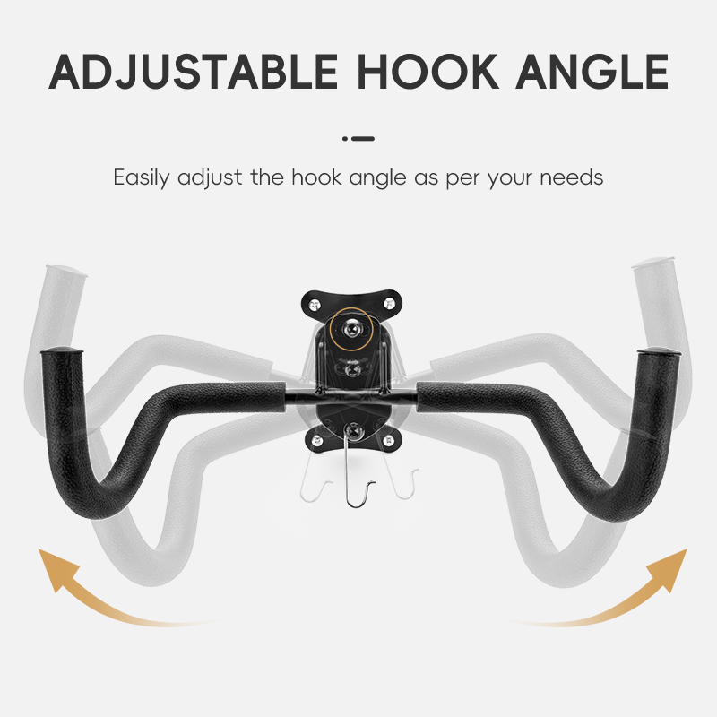 ROCKBROS retractable wall mount bike hook for bicycle storage in garage.
