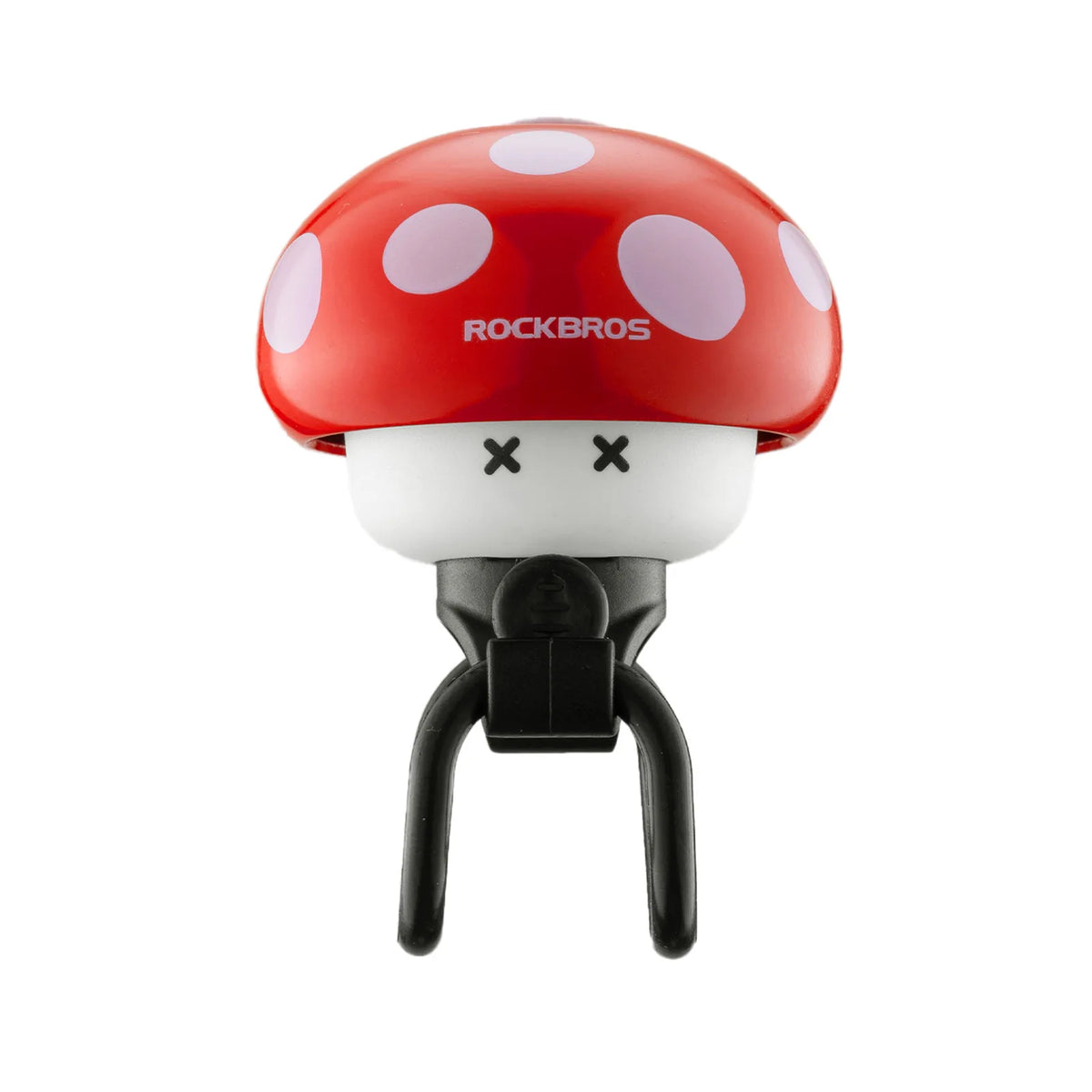ROCKBROS Retro Mushroom Bike Bell for Kids and Family Bikes.
#colour_red
