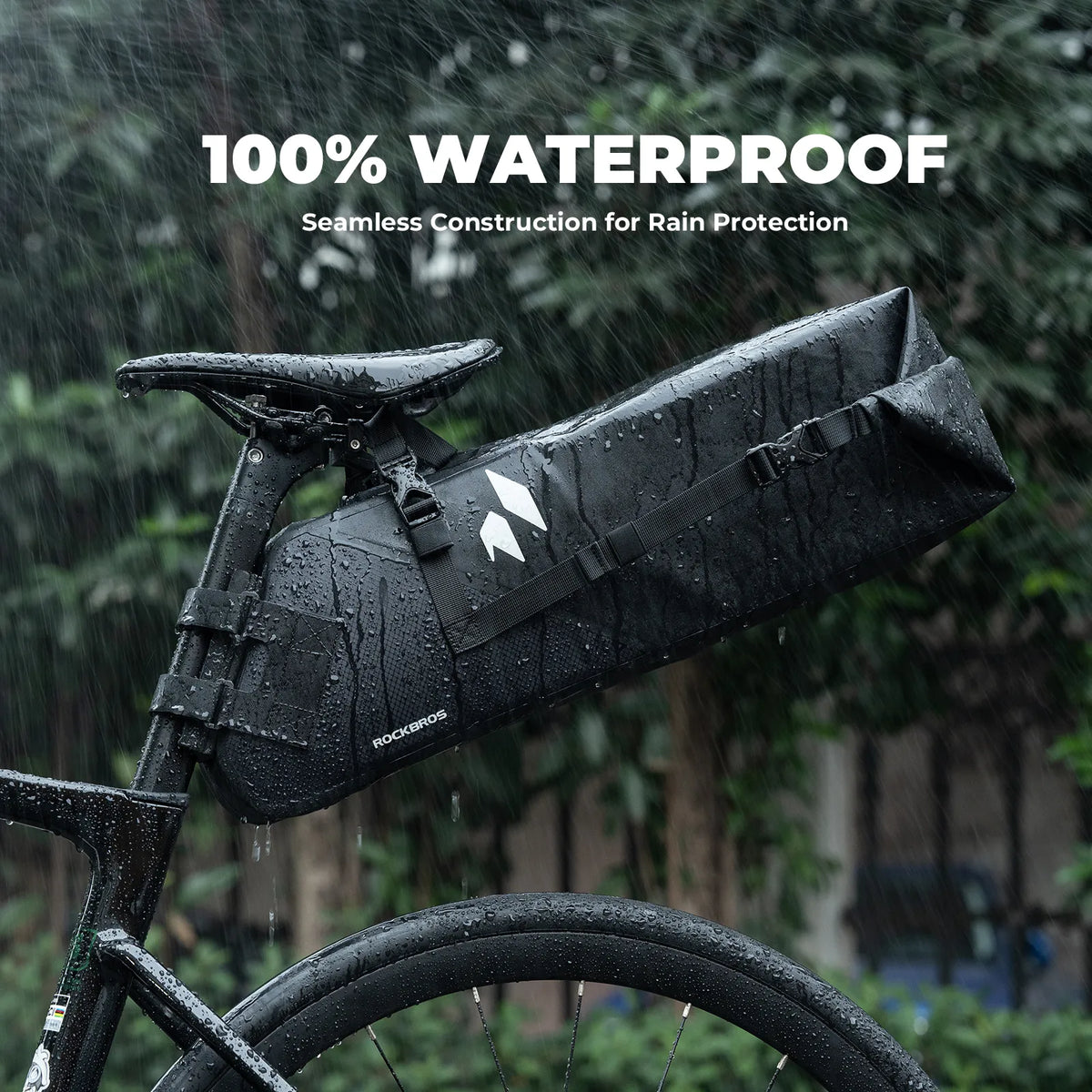 ROCKBROS RideMate waterproof bike bag for all-weather cycling