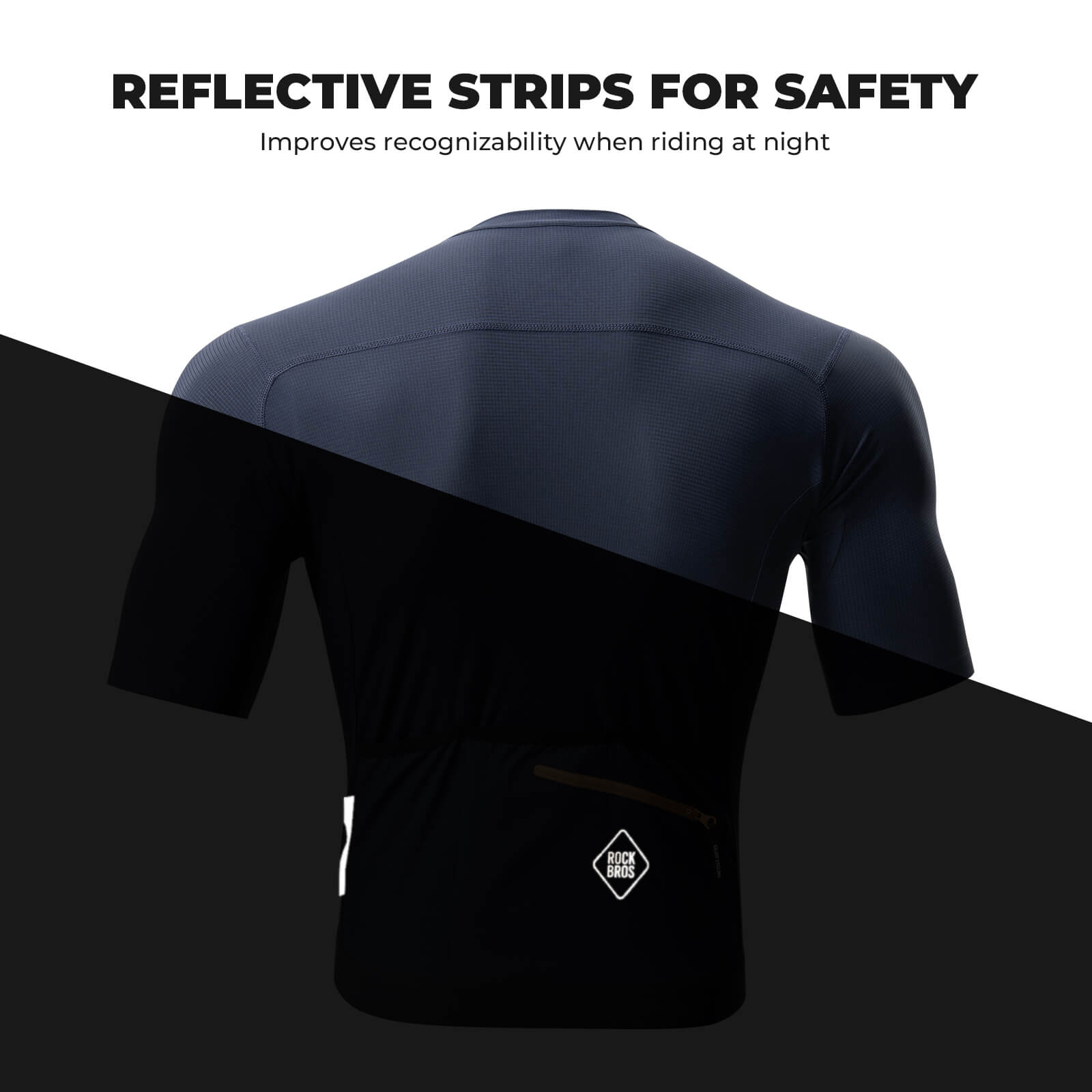 rockbros breathable short-sleeve jersey for cycling outdoors
#color_army green