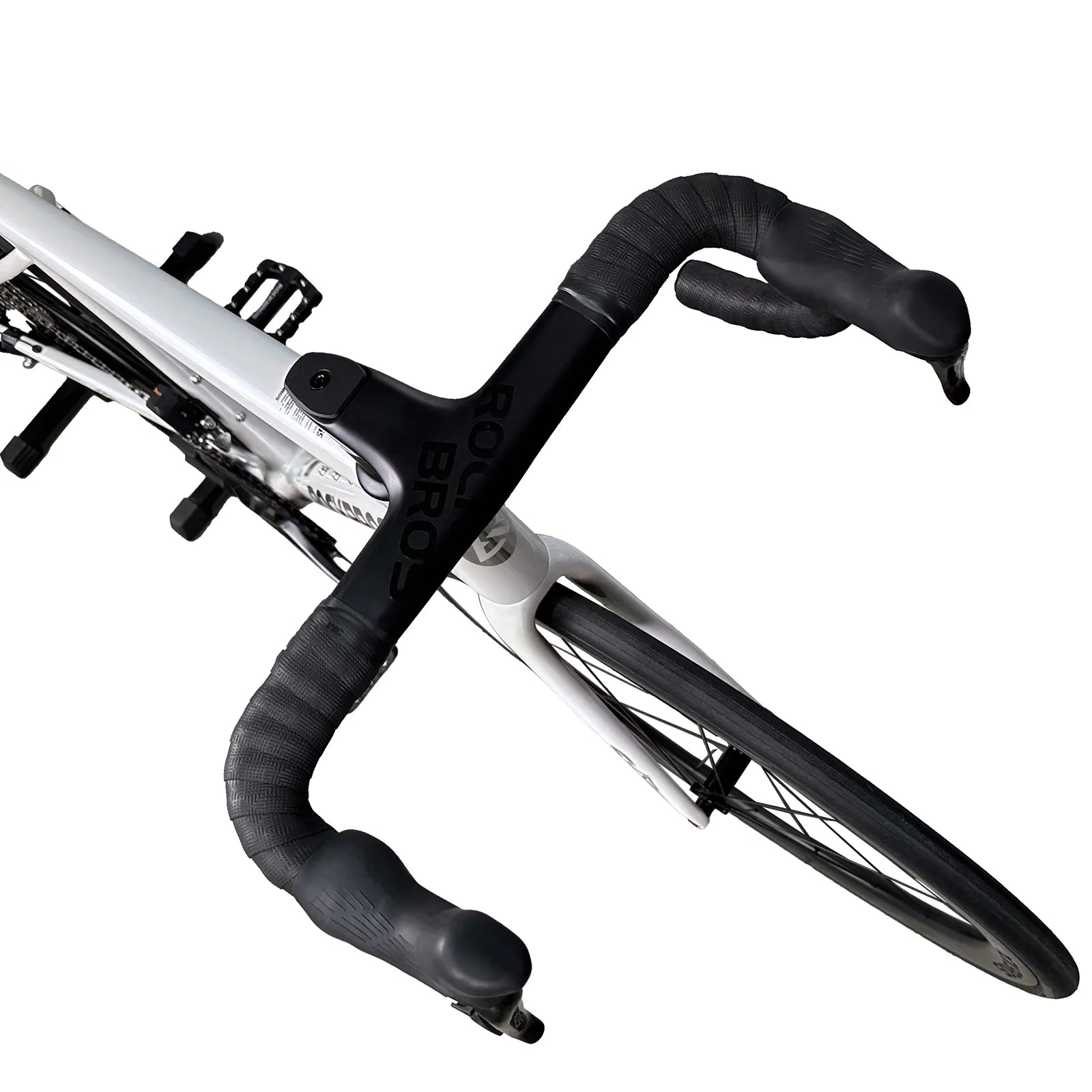 rockbros skyrider carbon fiber road bike for racing and long-distance cycling.
#color_white