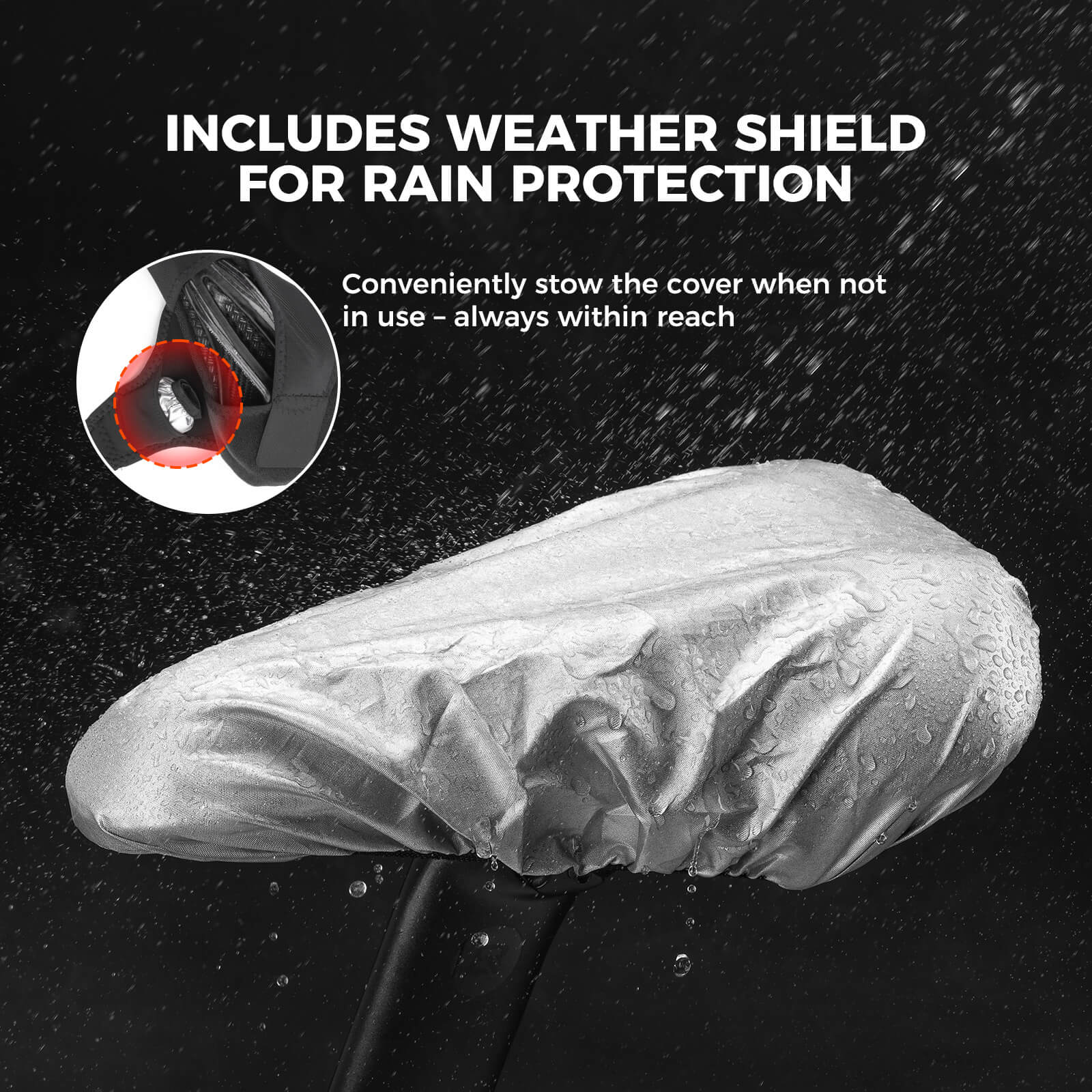 rockbros Soft Gel Shockproof Bike Seat Cover for Comfortable Cycling.
#color_blue