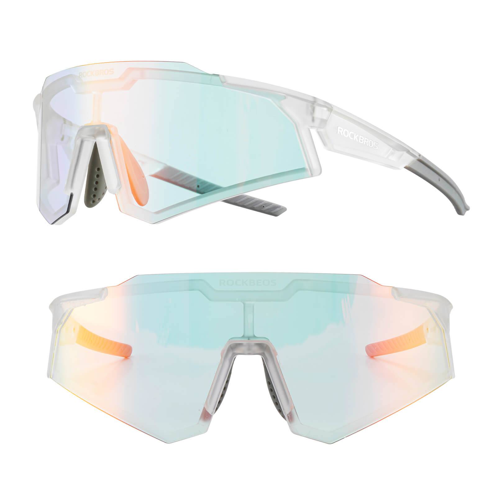 ROCKBROS Photochromic Goggle Cycling Sunglasses Sport Road Mountain Bike Glasses
#Style_Transparent Photochromic