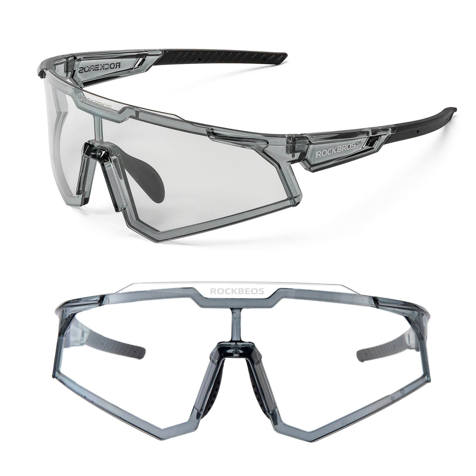 ROCKBROS Photochromic Goggle Cycling Sunglasses Sport Road Mountain Bike Glasses
#Style_Green Photochromic