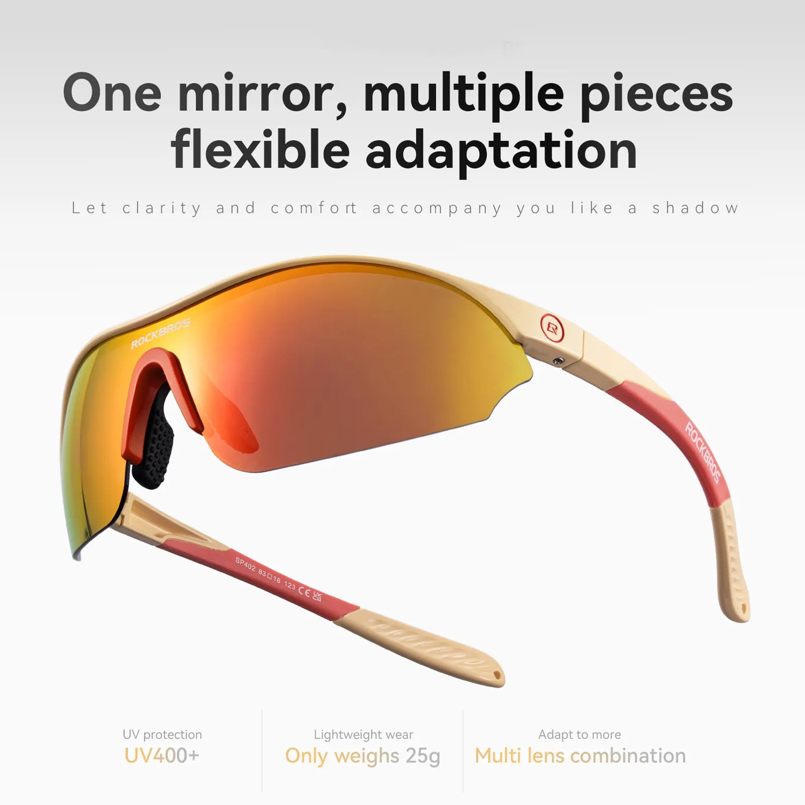 ROCKBROS SP402 Polarized Cycling Sunglasses with Matte Black Frame for Men and Women.
#color_green