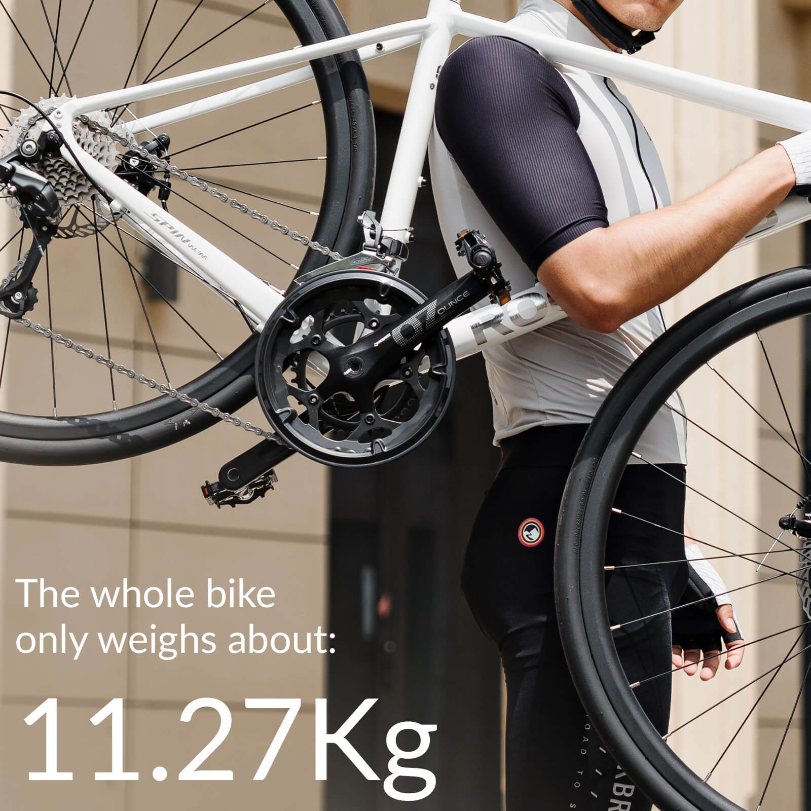 Rockbros Spin-W2M lightweight aluminum road bike for professional racing.
#color_green