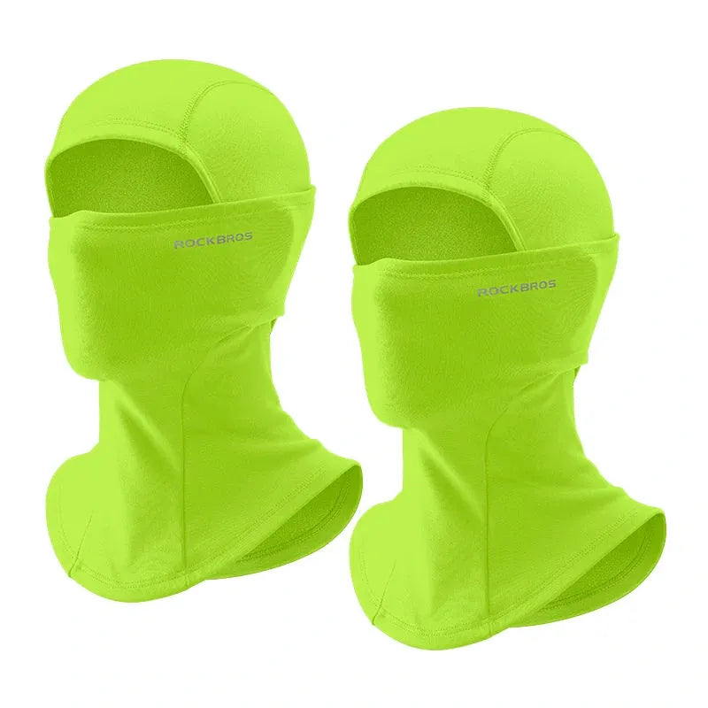 Rockbros Thermal Balaclava Face Mask for Winter Outdoor Sports, Windproof Breathable Fleece Head Warmer Black.
#color_Green + Green