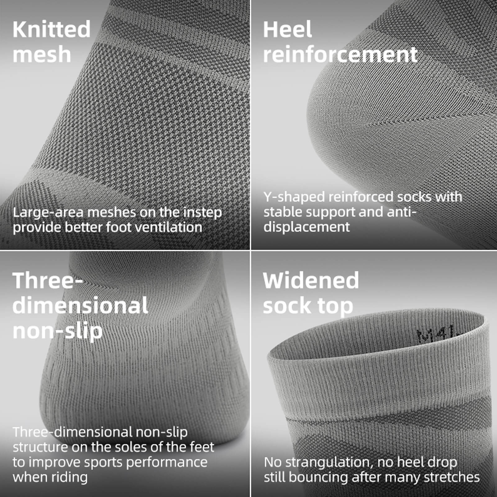rockbros tiger stripe performance socks for active wear.
#color_purple