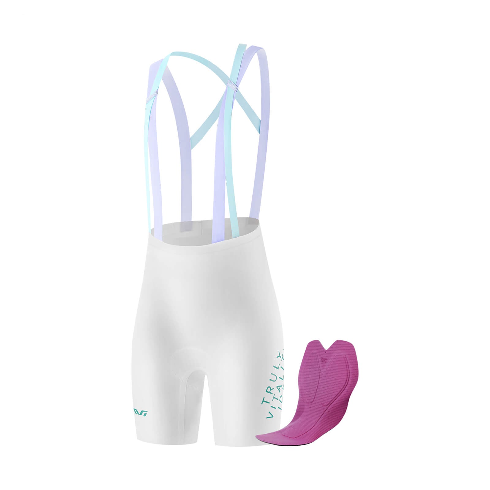 ROCKBROS seamless breathable cycling liner shorts for women's road biking.
#color_white