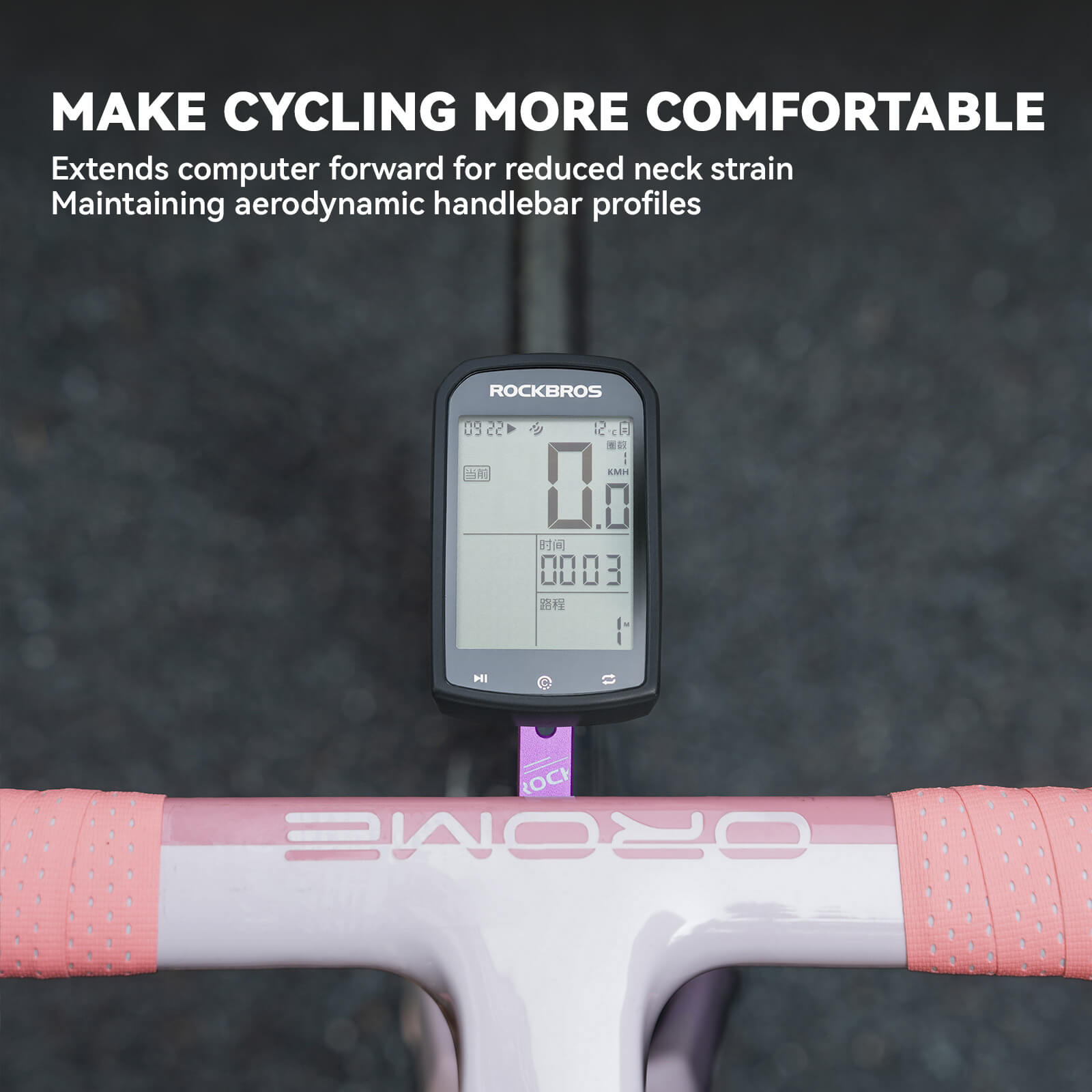 rockbros one-piece handlebar extension mount for bikes.
#option_black