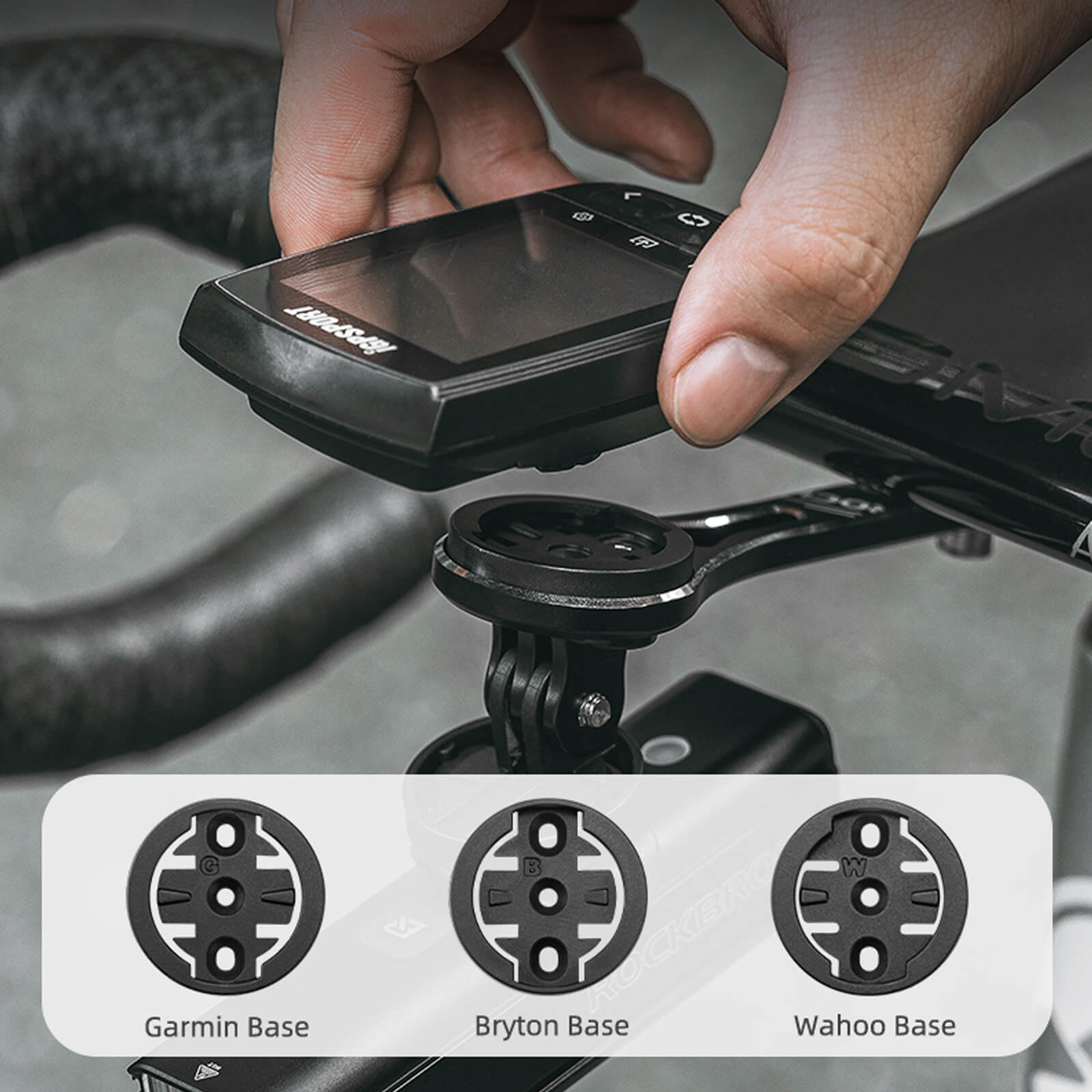rockbros one-piece handlebar extension mount for bikes.
#option_black