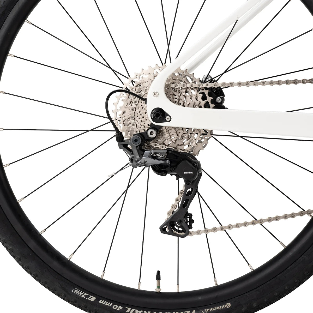 RockBros WLD Terra Carbon gravel bike.
#colour_white