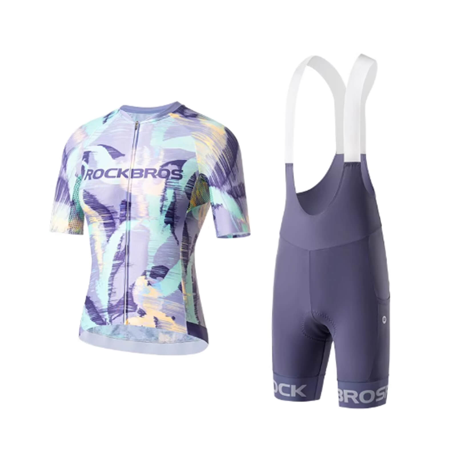 Women’s Summer Breeze Cycling Set Purple Floral