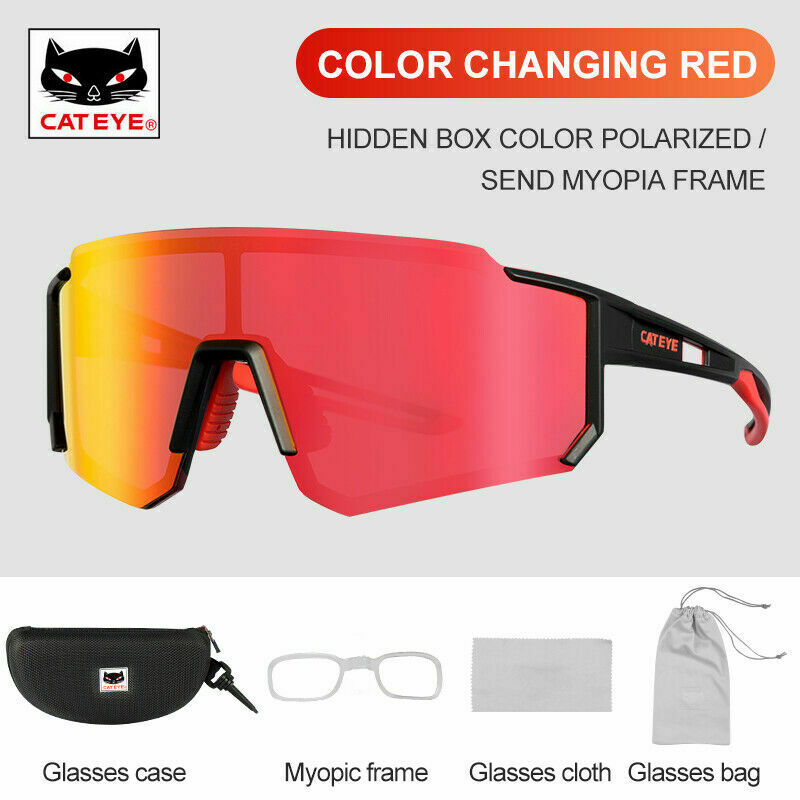 CATEYE Glasses Woman Men Cycling Polarized Sport Bicycle Sunglasses MTB Bicycle Hiking Glasses