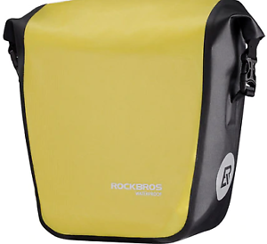 ROCKBROS Bicycle Pannier Bags in Black or Yellow (Pair)