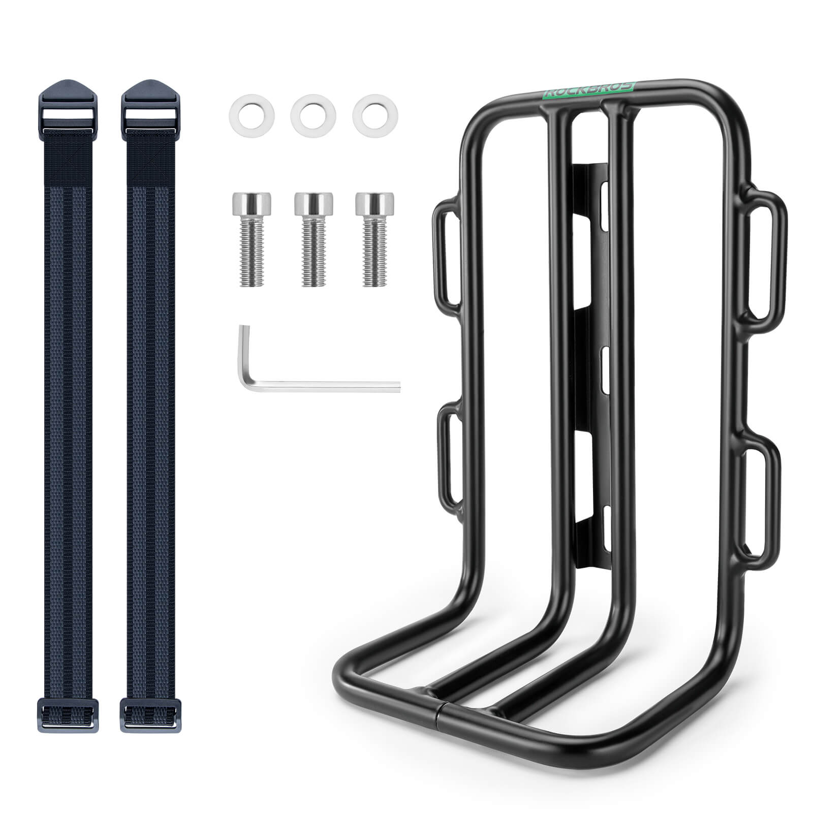 rockbros lightweight front fork rack and cargo bag set for mountain and road bikes.
#options_Front Fork Rack