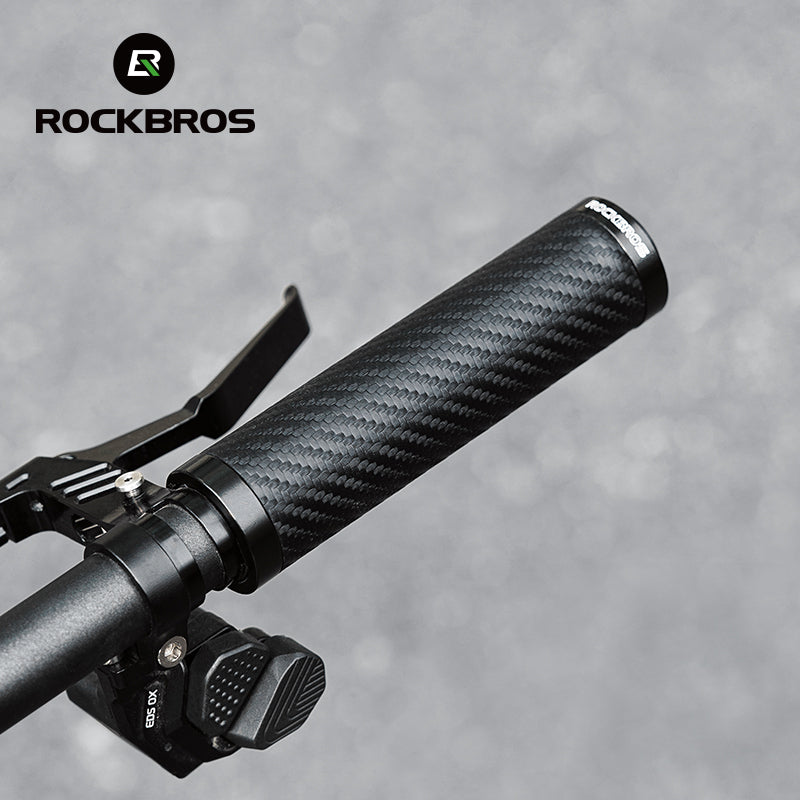 ROCKBROS Bicycle Bike Handlebar Handle Grips PU Leather Comfortable
