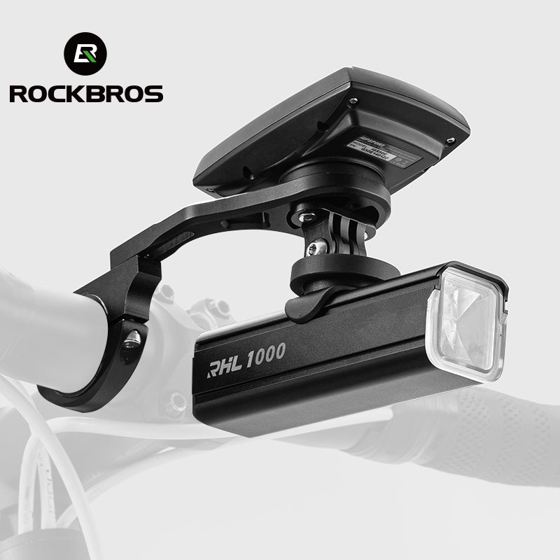 ROCKBROS Bicycle Extension Bracket Cycling Bike Light Speedometer Sports Camera Mount