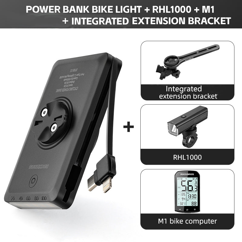 ROCKBROS Bike Computer ANT+ Bluetooth Waterproof GPS/BDS/Galileo Position System