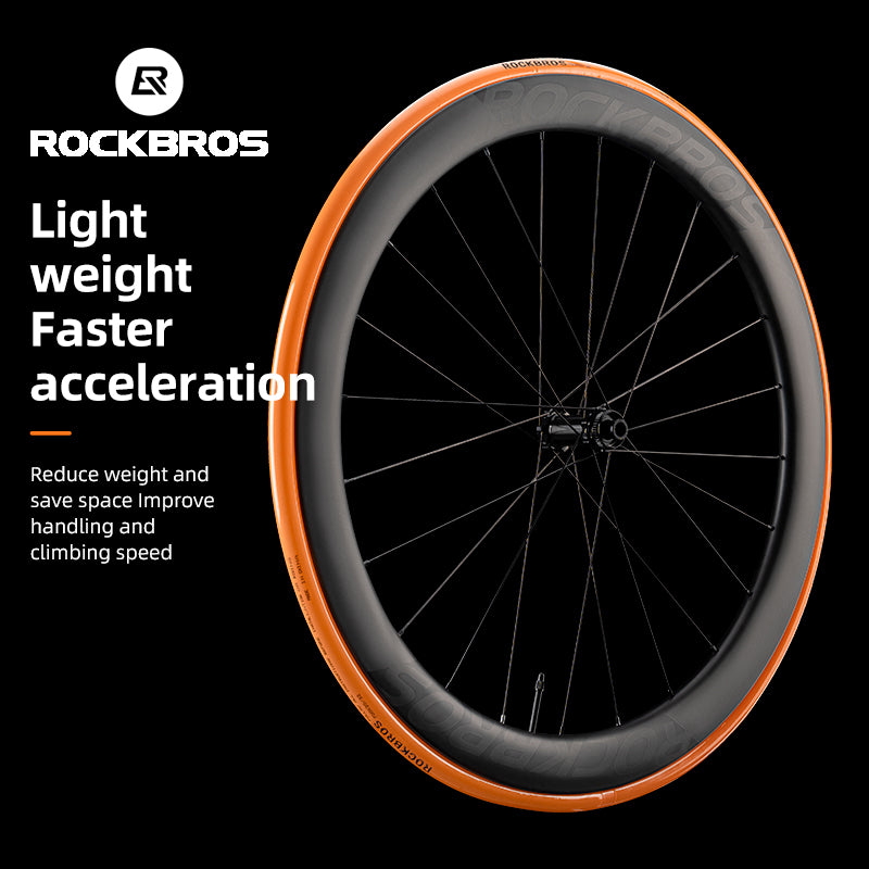 ROCKBROS Bike Inner Tube Road Bicycle Tubes Presta Valve Compatible with 700 x 18/23/25/28/30/32Tire