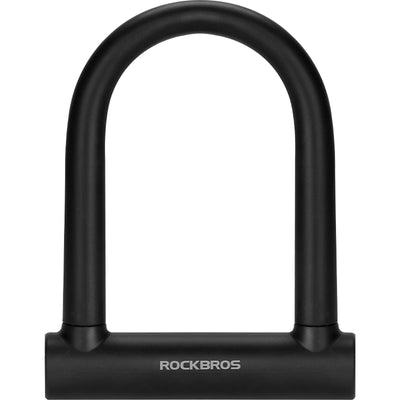 ROCKBROS Cycling Bicycle U Lock Anti-Theft Security Bike Cable Lock 3 Keys