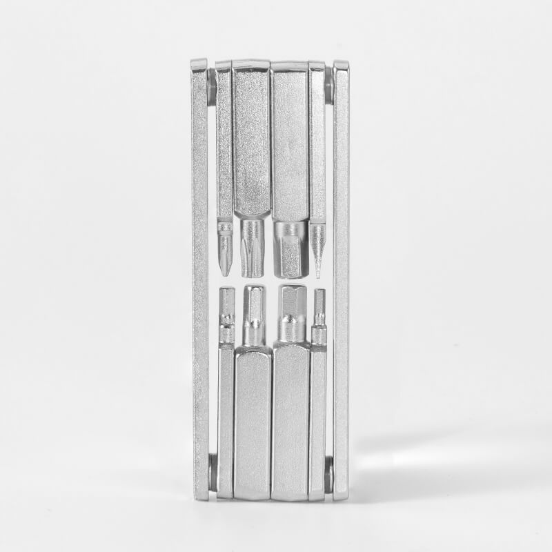 ROCKBROS Foldable Bicycle Multi-Tool Set - Stainless Steel 
#Option_8-in-1 Repair Tool