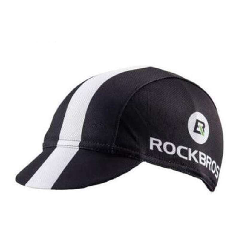 ROCKBROS Sunproof Cycling Cap  Comfortable, Breathable, Multi-Use Hat Color Black&White