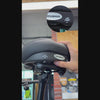 Close-up of ROCKBROS shock absorption bike seat inflatable air cells.