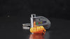 rockbros 110dB disc brake lock with alarm and reminder cable for motorcycle and bike security.
#color_silver