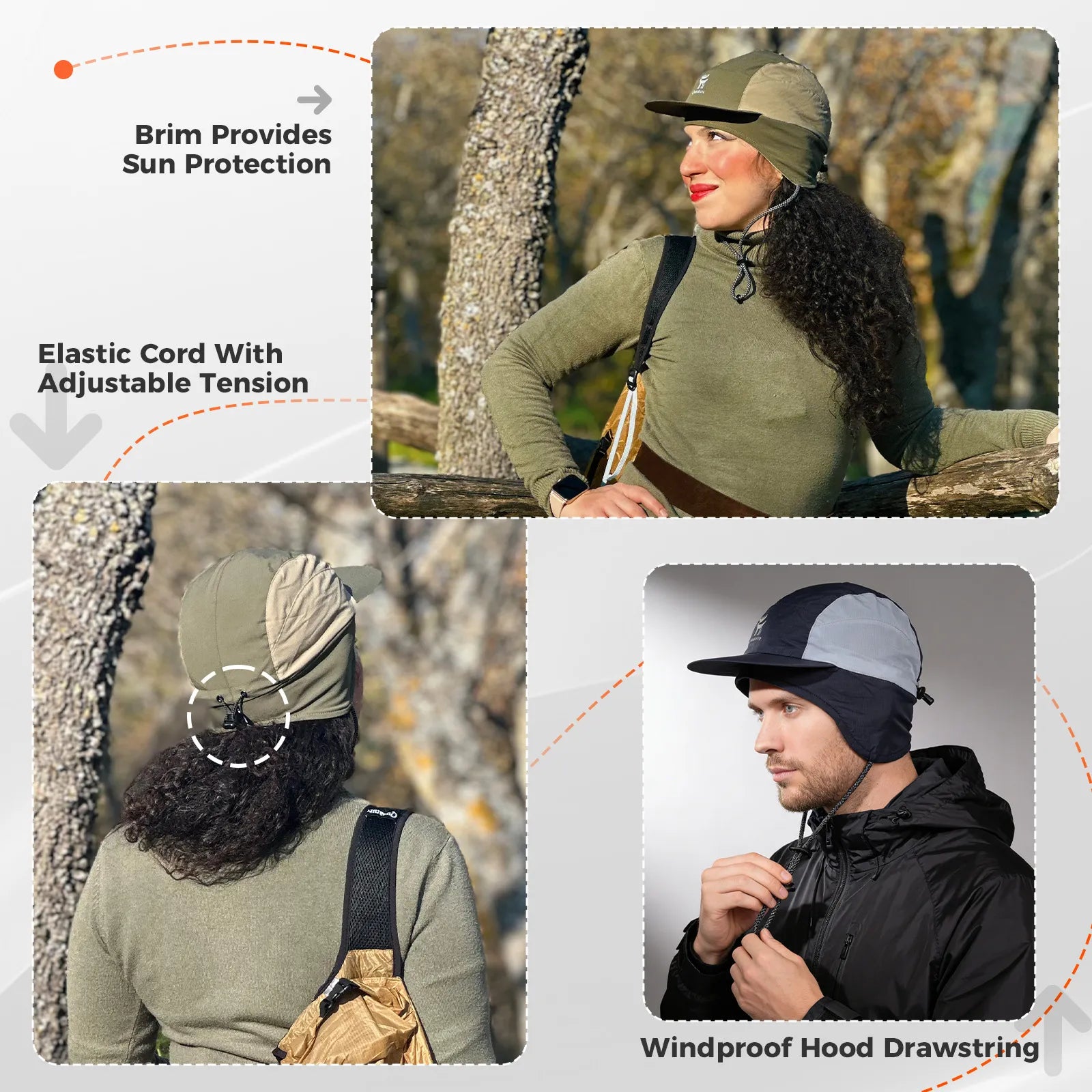 Qunature windproof fleece winter cycling hat with ear flaps for ultimate warmth.
#color_navy