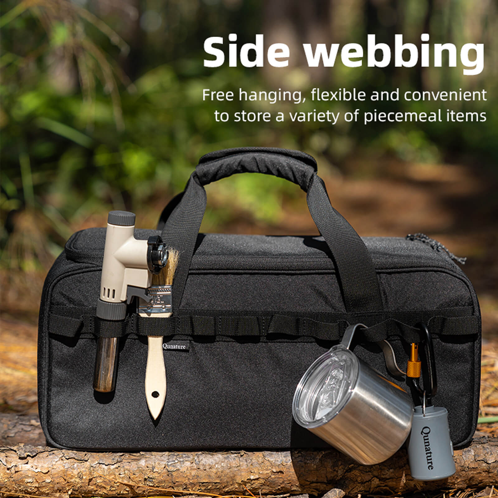 Qunature 18L Outdoor Camping Storage Bag for Gear and Supplies.
#color_brown
