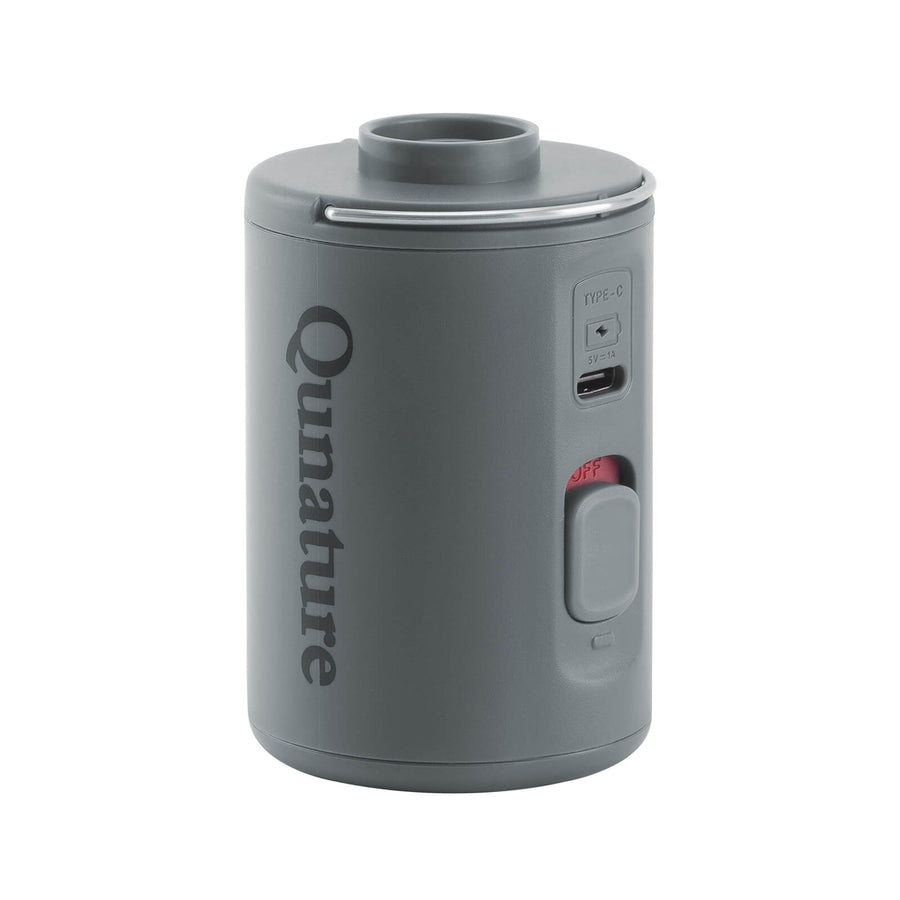 Qunature portable 2-in-1 air pump for inflatable mattress.
#color_grey