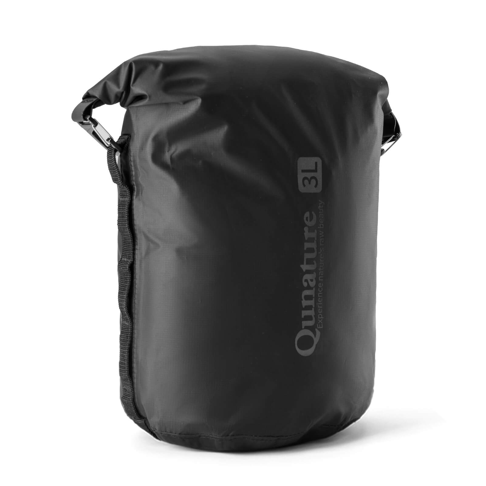Qunature Waterproof Compression Sack 3L-12L for Camping and Bikepacking.
#color_black
#size_3L