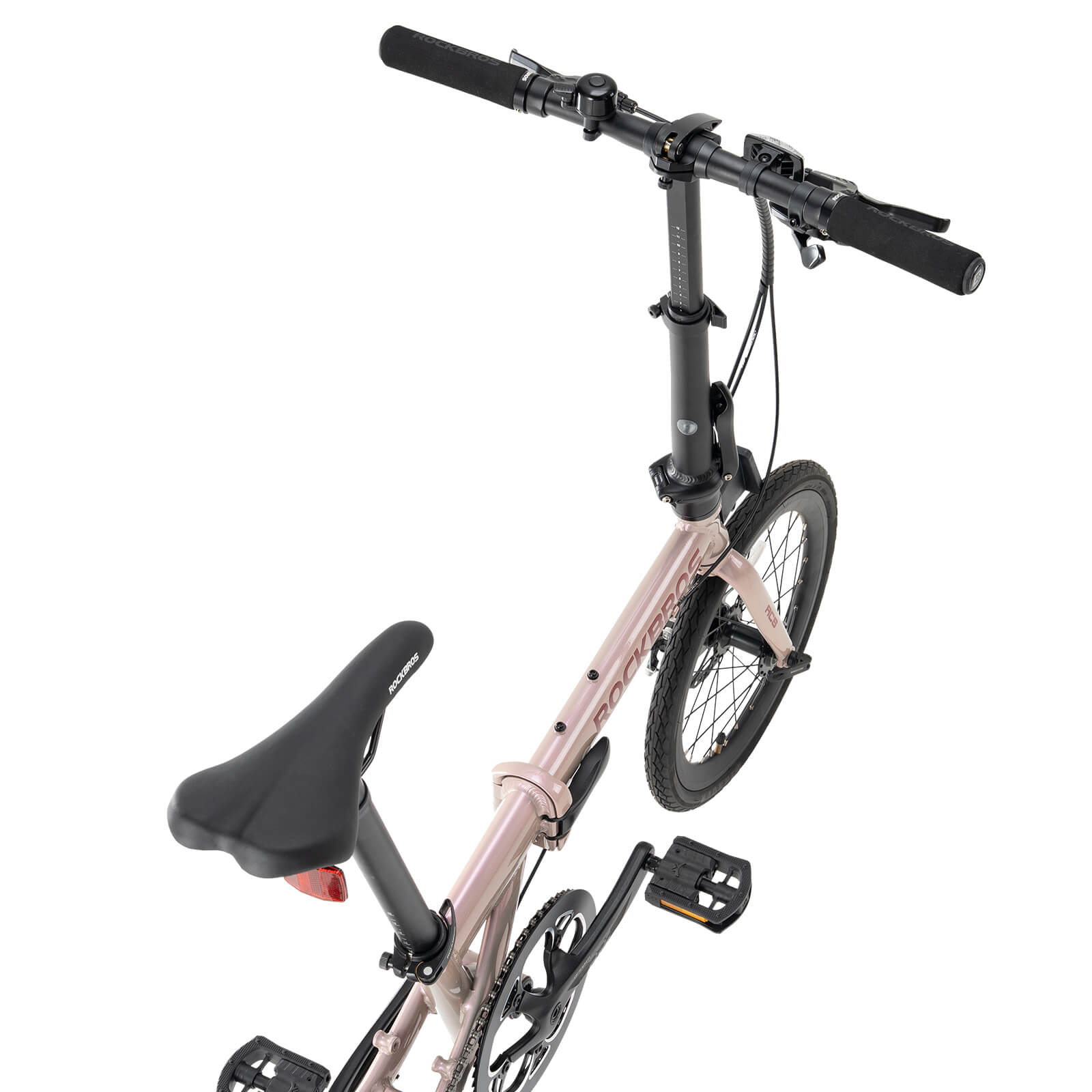 rockbros 16 folding bike disc brake portable city cycling
#color_pink