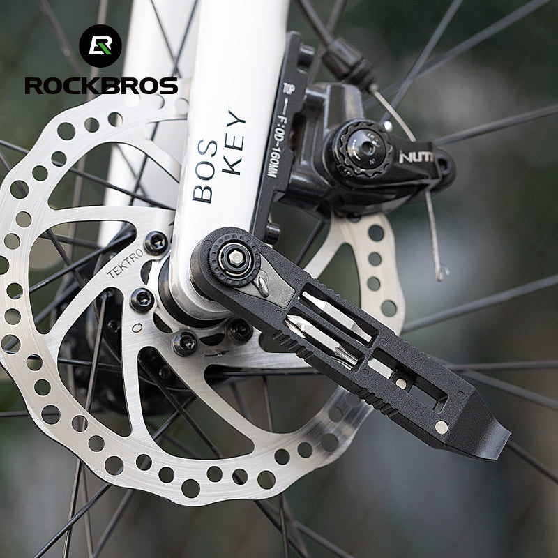 ROCKBROS portable bike tire lever multi-function hex wrench tool kit for cycling repair
