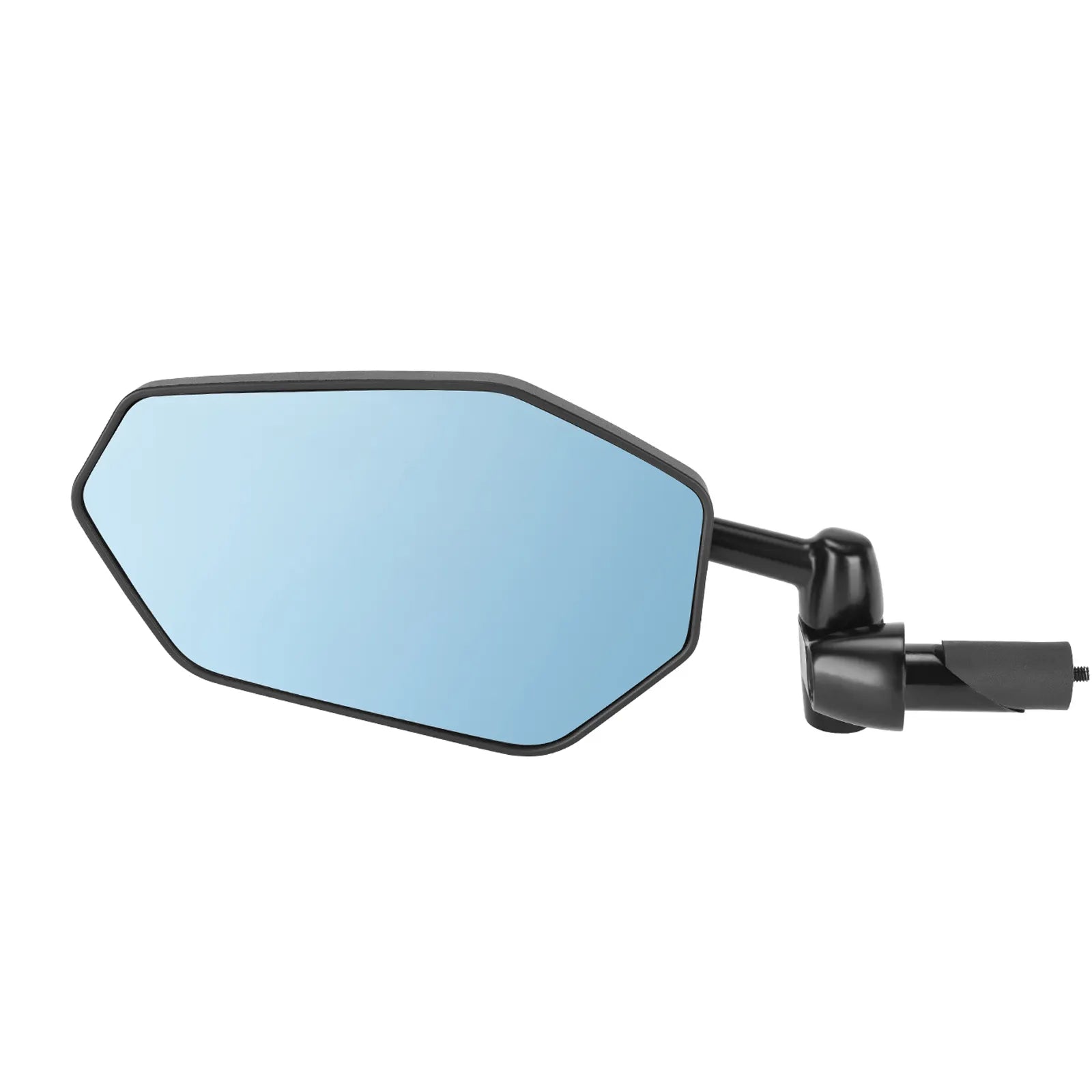 RockBros carbon fibre bike bar end mirror with HD anti-glare convex glass mounted on bicycle handlebar