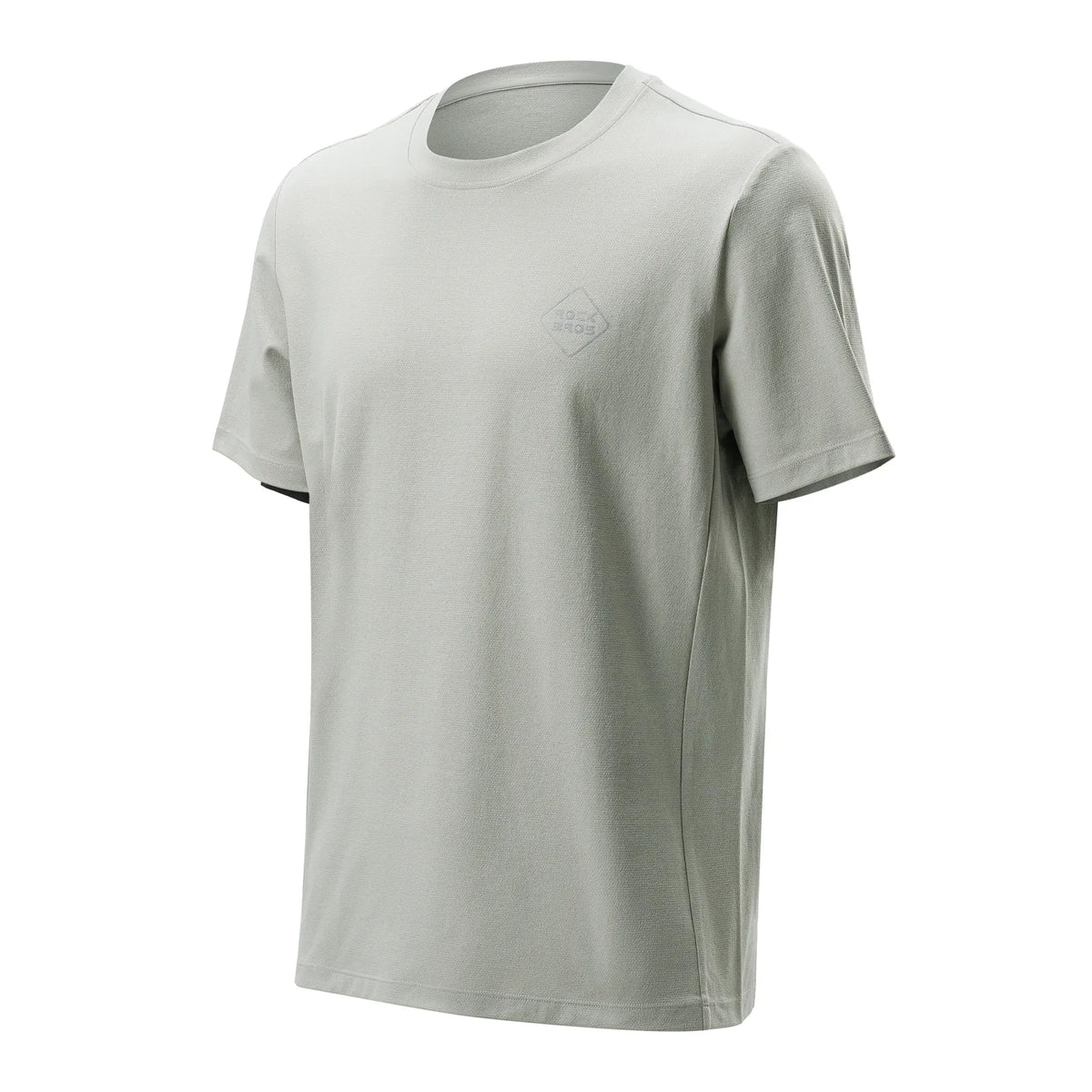 ROCKBROS Comfort Ride cycling jersey back view showing rear storage pockets and reflective safety details.
#color_sage grey