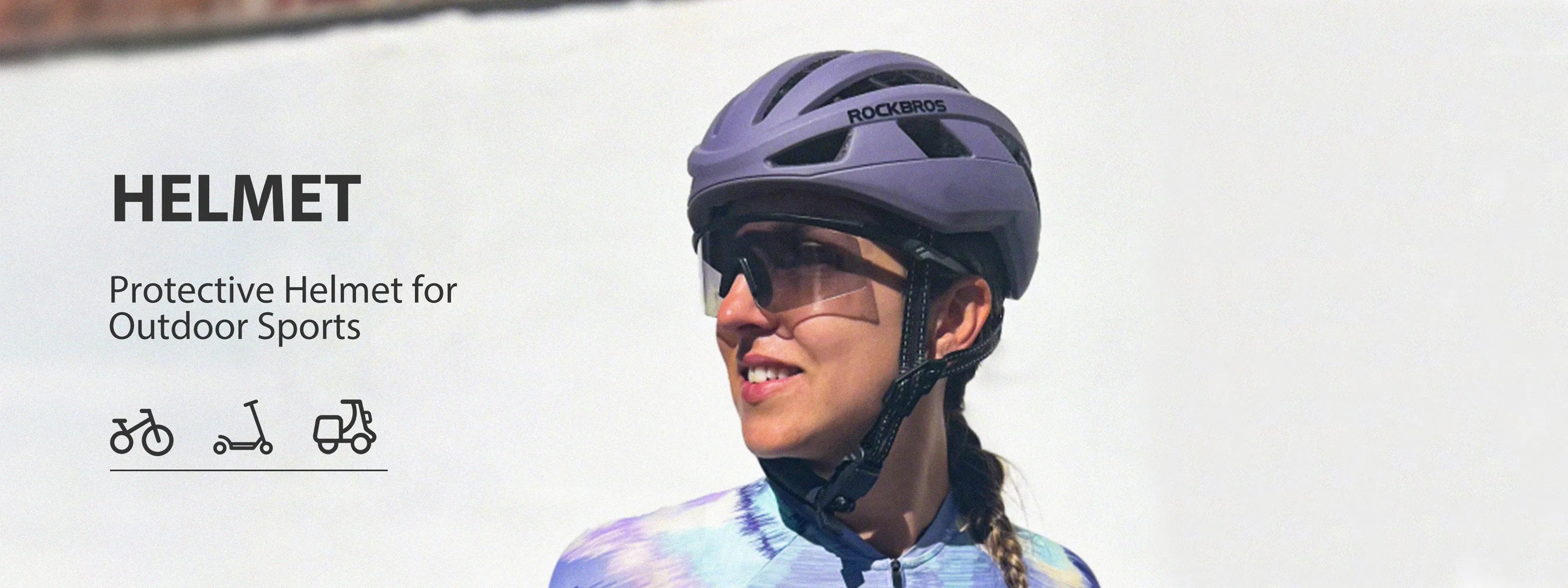 ROCKBROS bike helmet collection for road, MTB and urban cycling