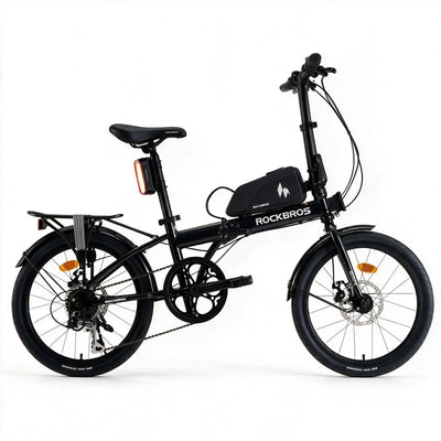 ROCKBROS cycling essentials for Dad including portable pump, tail light and photochromic glasses
