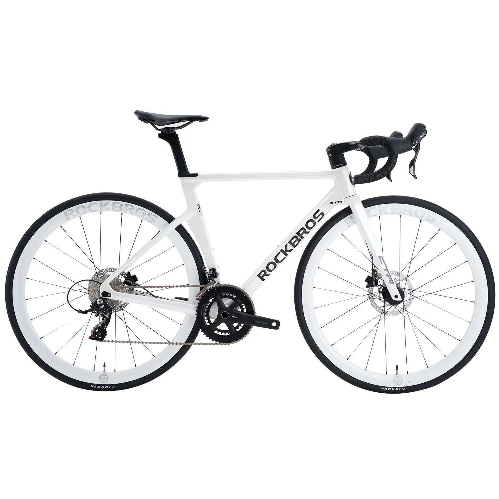 rockbros FlowRide CTR 3.0 carbon road bike for endurance and racing
#color_white
