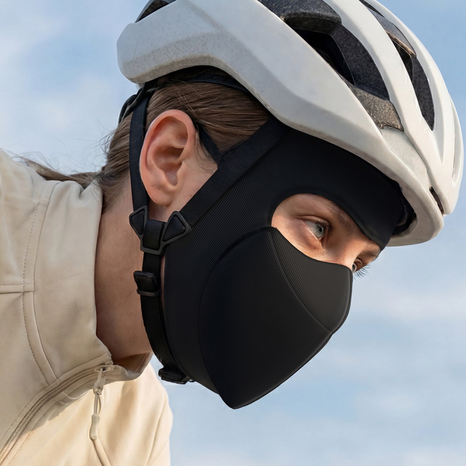 ROCKBROS Full Face Sports Mask with Soft Touch Fabric - Breathable Balaclava for Outdoor Sports.
#color_blue