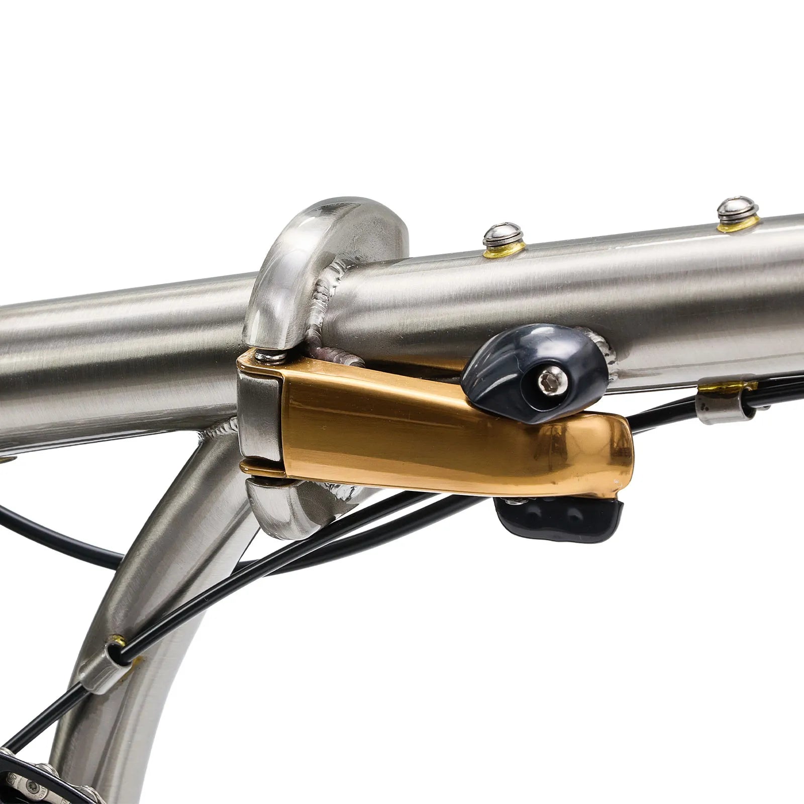 Rockbros Garvis 20 inch chromoly steel folding bike with 9-speed drivetrain.
#color_Raw Steel