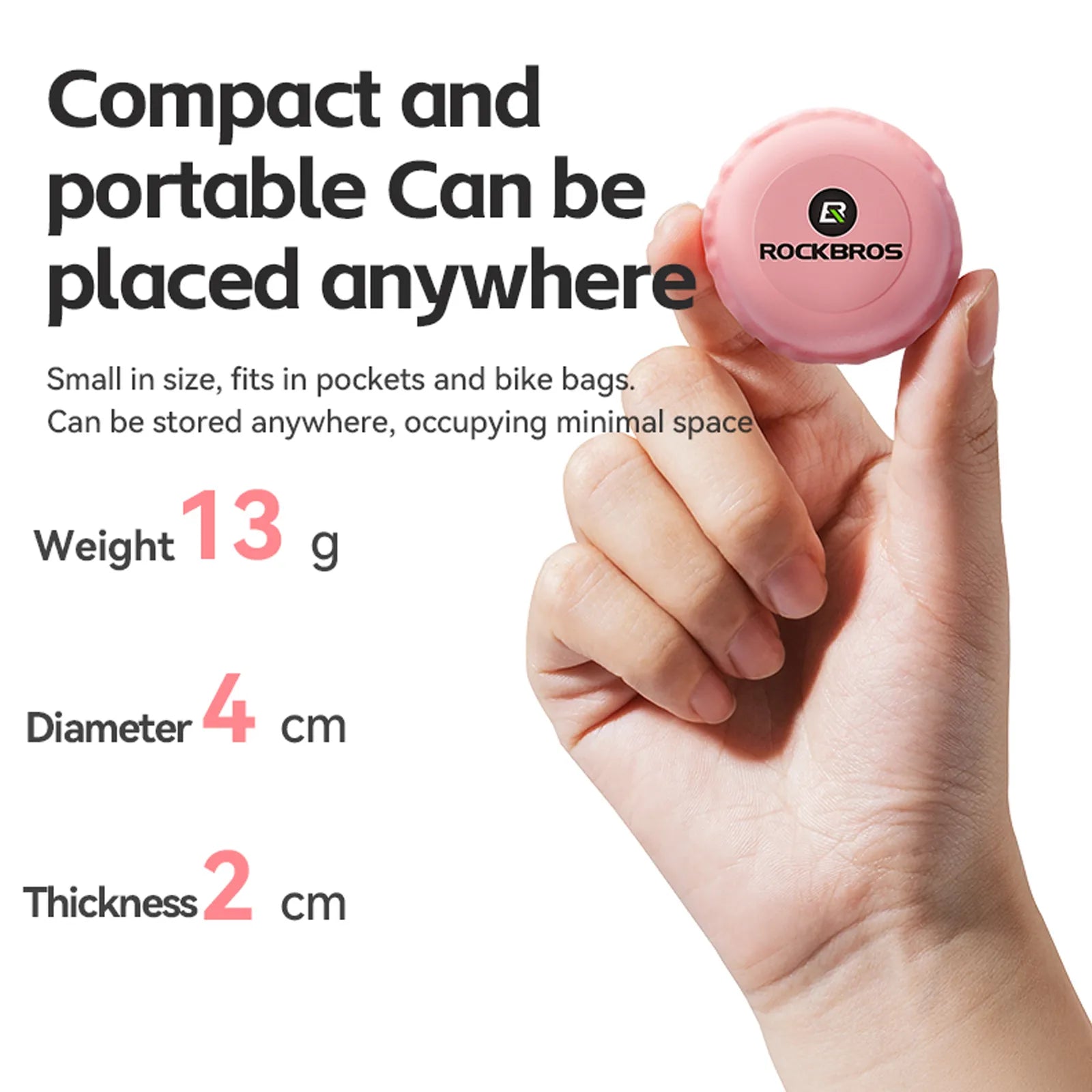 RockBros glueless bike puncture repair kit in aesthetic macaron colors with compact storage case.
#color_yellow