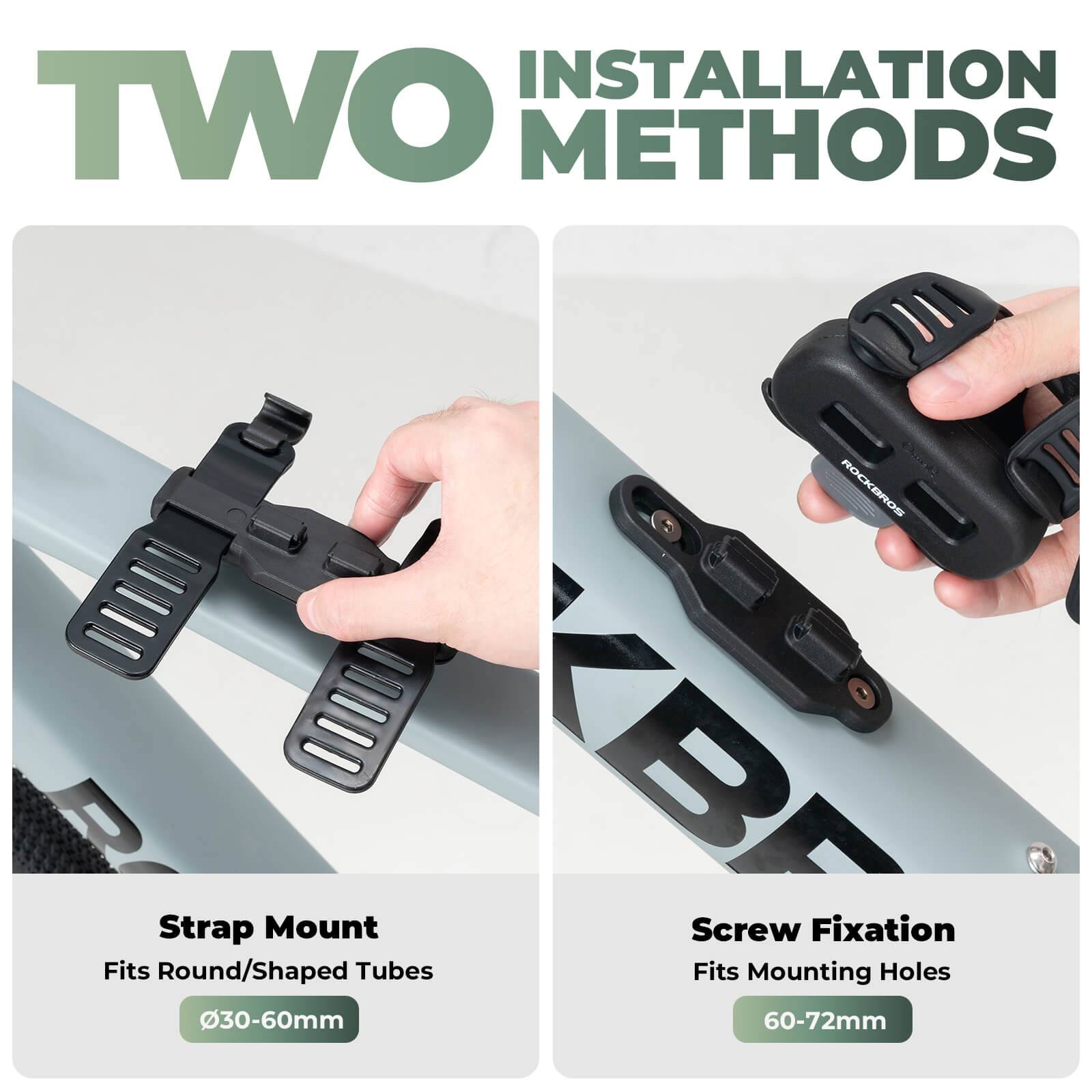 rockbros magnetic strap-on bike bottle cage for quick release and easy mounting.
#options_Standard Hold