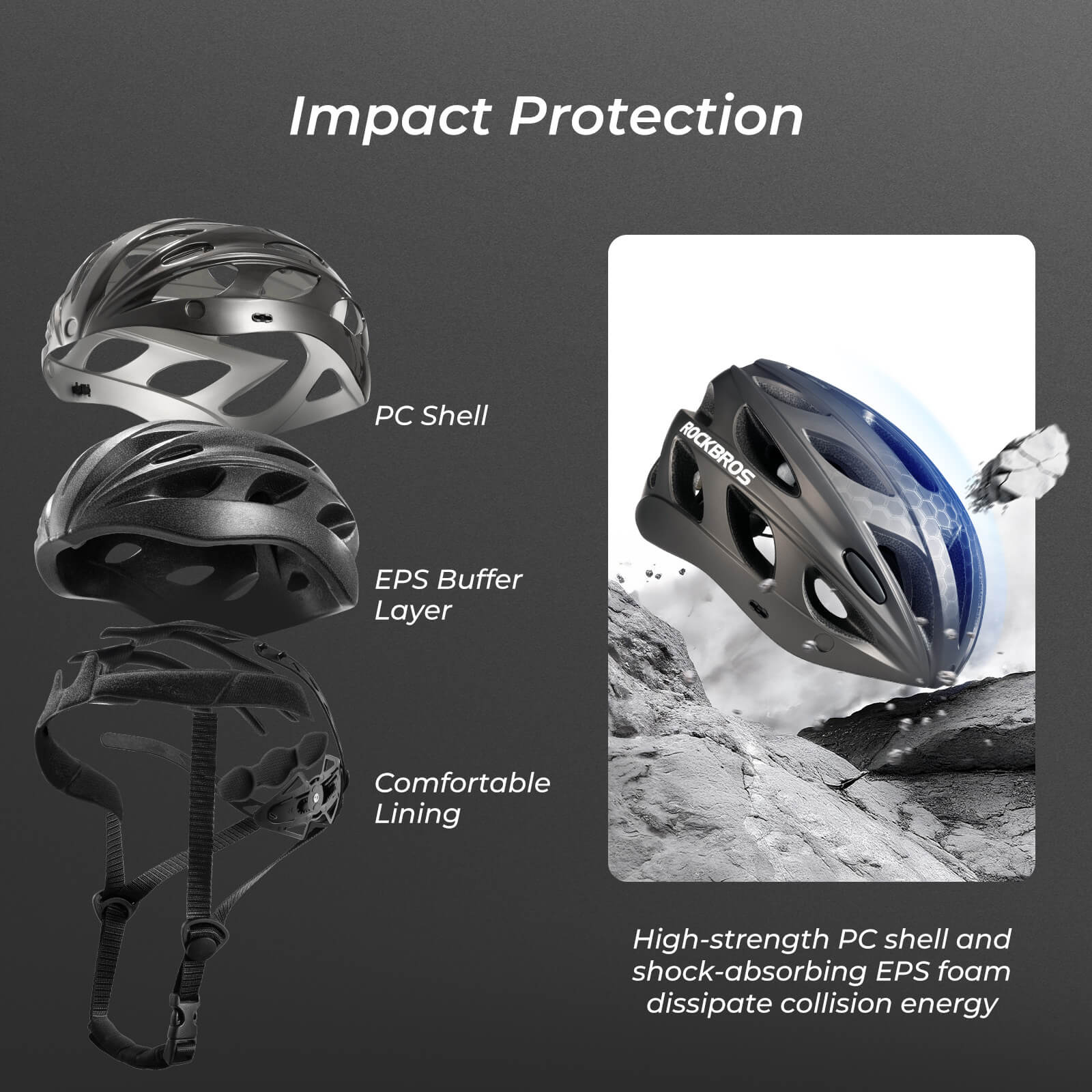 rockbros magnetic goggles cycling helmet for road and mountain biking.
#color_pink