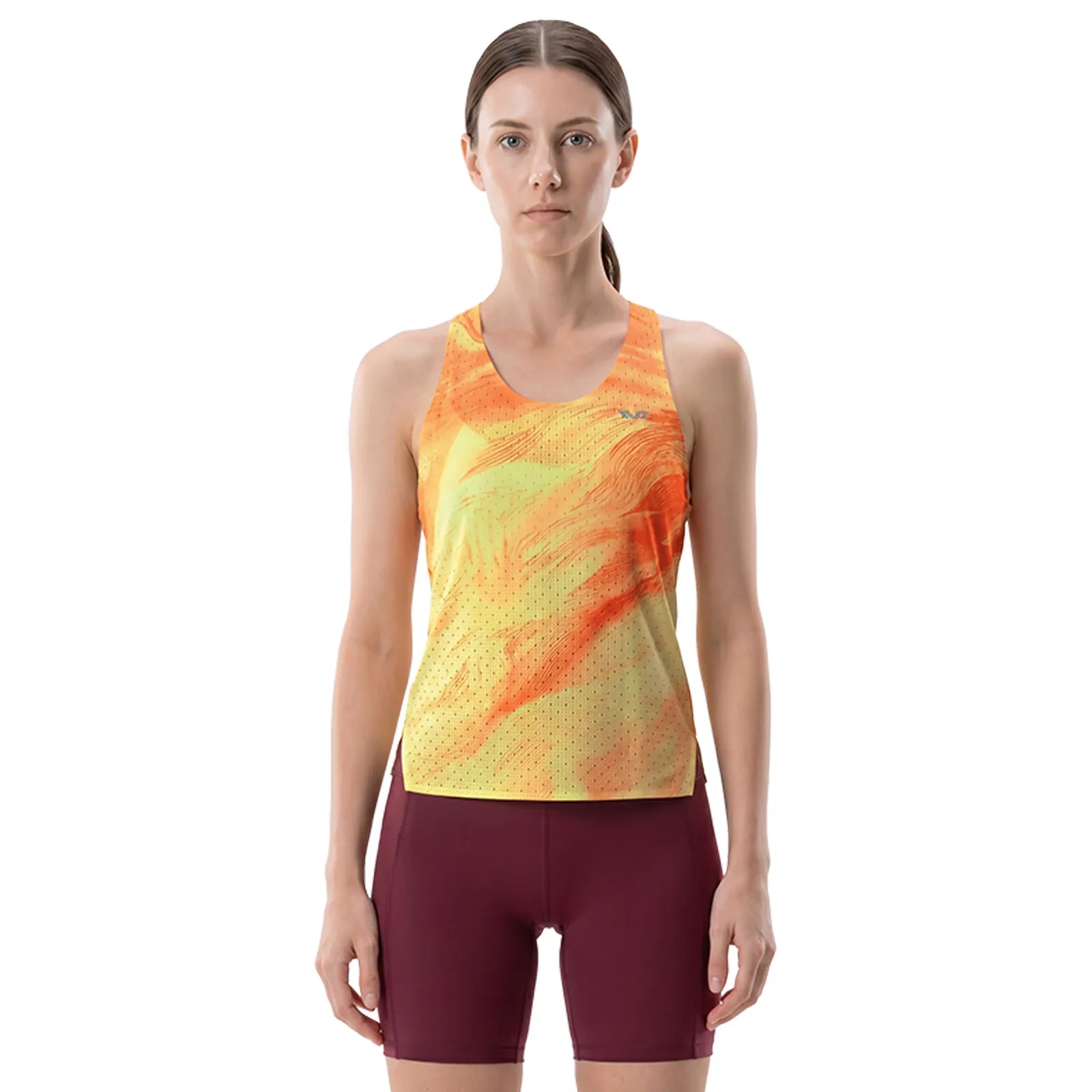 ROCKBROS men's lightweight running singlet in black, breathable quick-dry fabric for race training.
#color_yellow