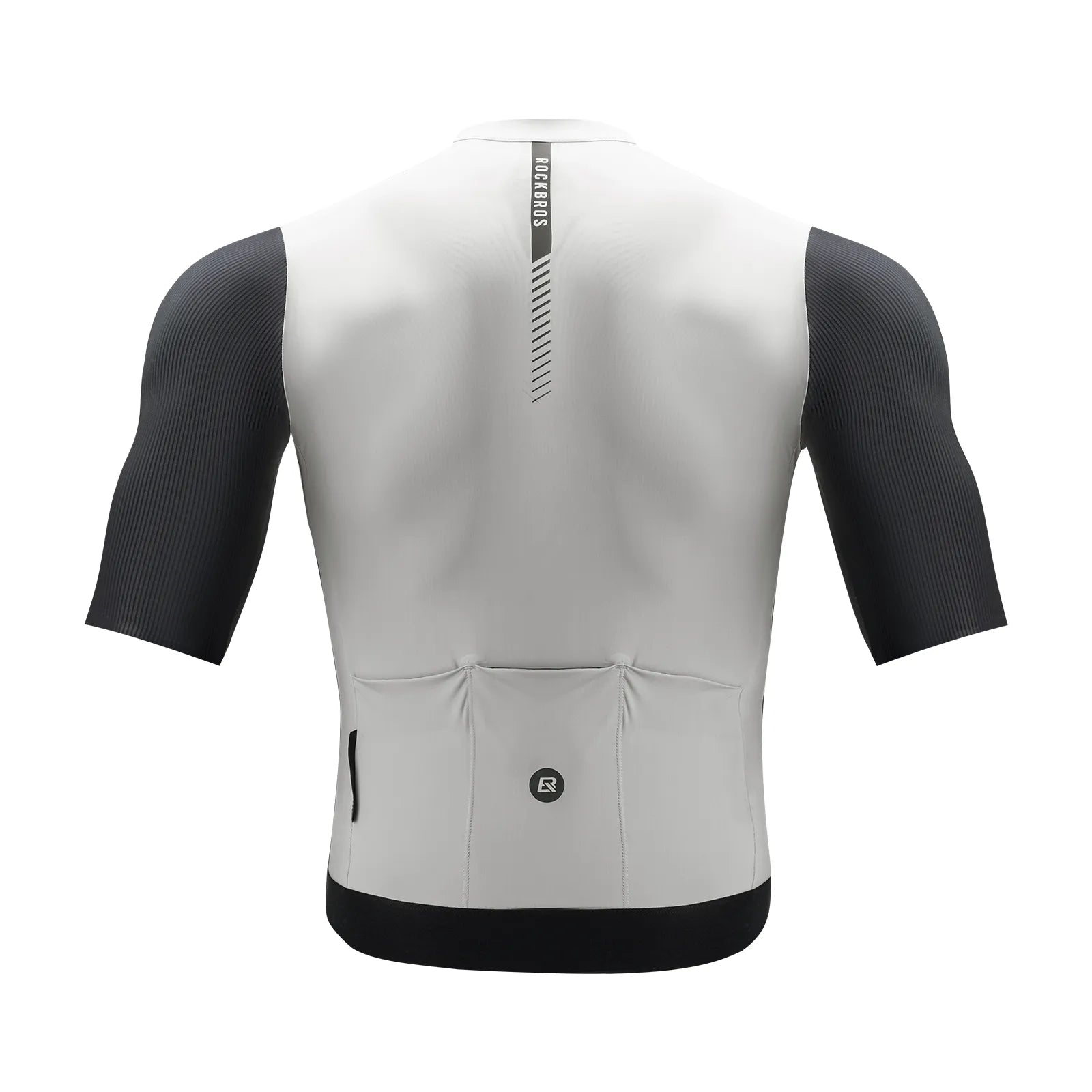 ROCKBROS Men's Summer Short Sleeve Cycling Jersey SwiftFlow European Fit - Front View