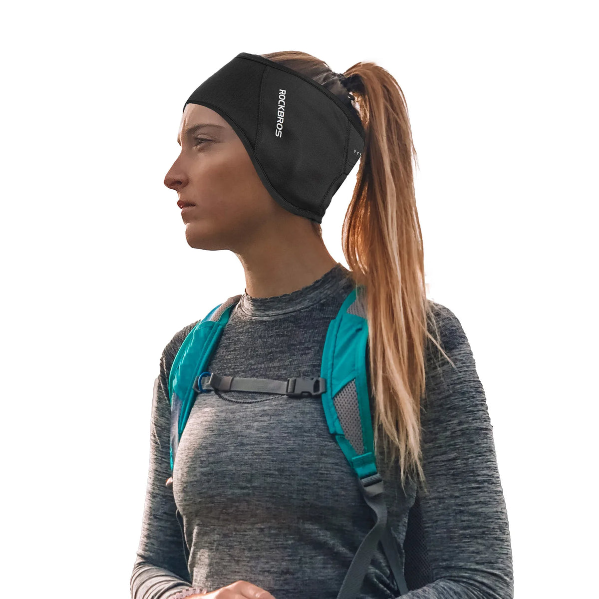 Winter Thermal Ear Warmer Headband with Ponytail Opening.
#options_women